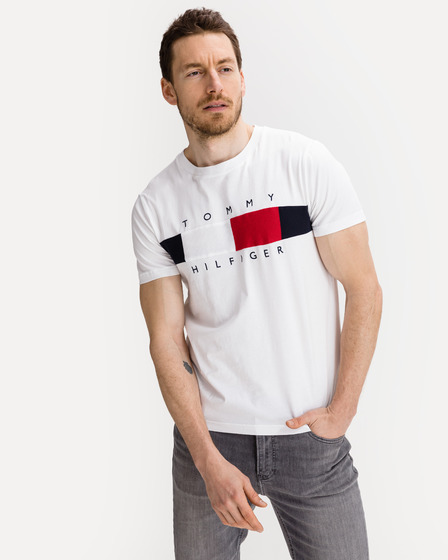 Tommy Hilfiger Textured Flag T-shirt